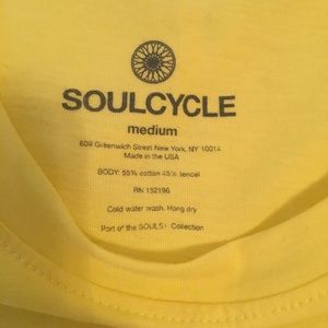 soulcycle Tops - Soulcycle Yellow Muscle tank NWT Medium soulcycle Tops - Soulcycle Yellow Muscle tank NWT Medium
